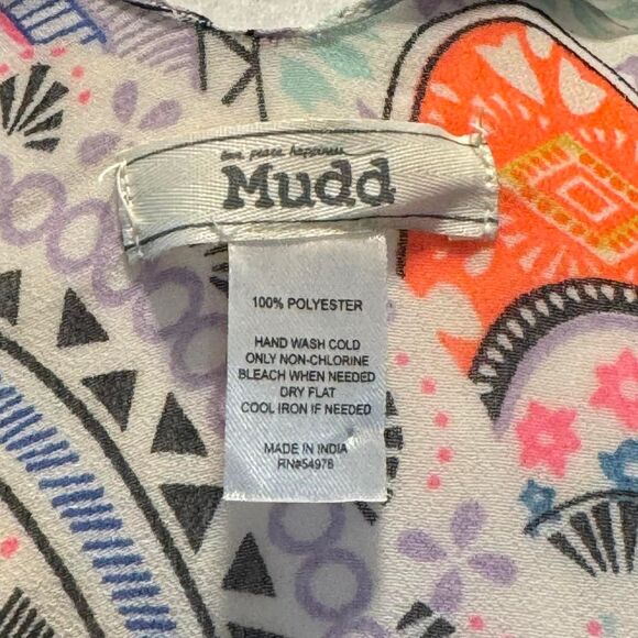 Mudd Sheer lightweight Cover-up, boho vibe kimono, One-Size festival Swim casual - Picture 5 of 7